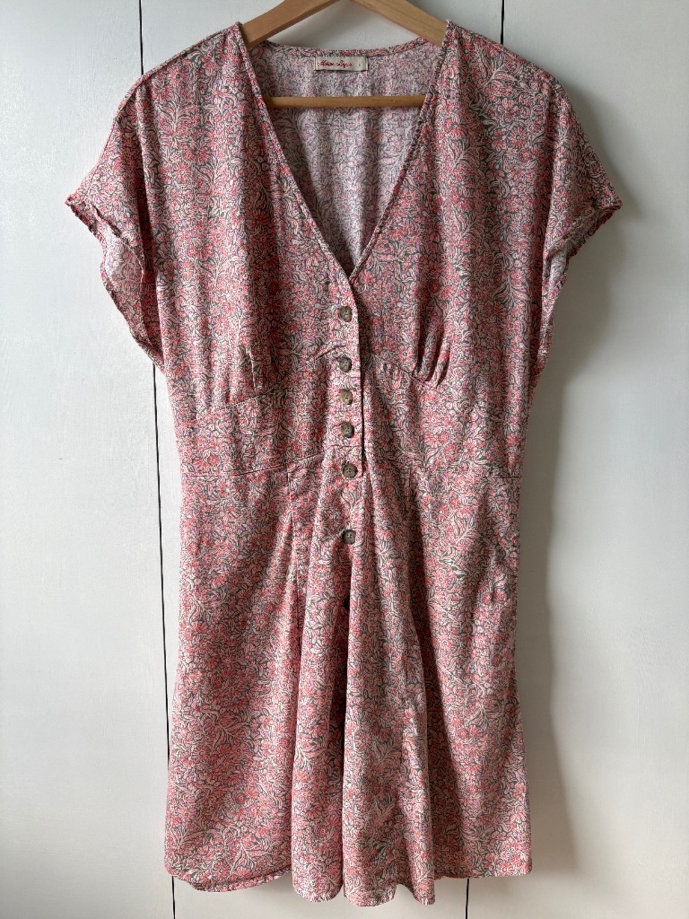Marine Layer Women's Camila Floral Mini Dress Size L Cottagecore Grandmacore